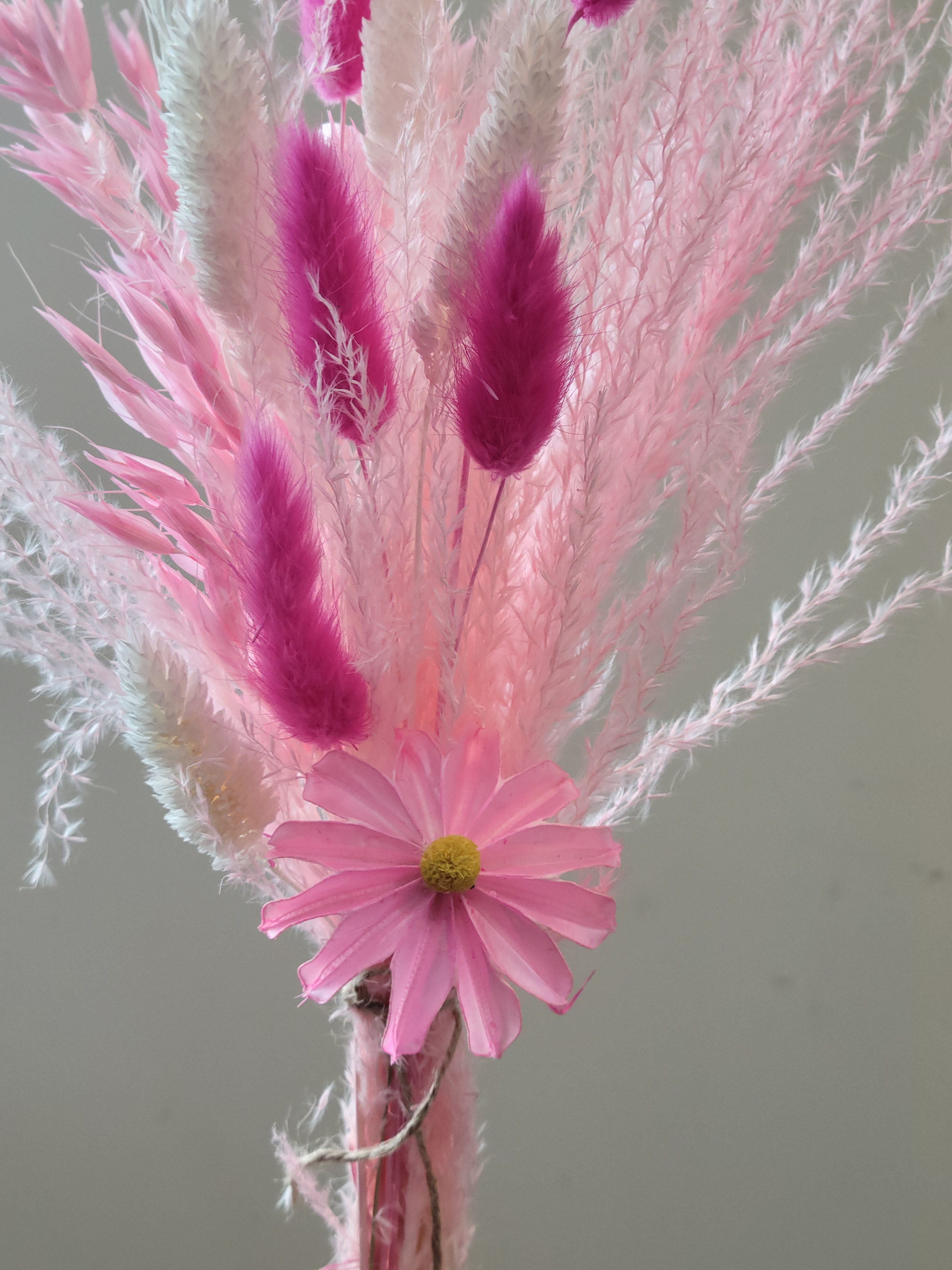 Pink Daisy Bouquet-Bouquet-Pampas B