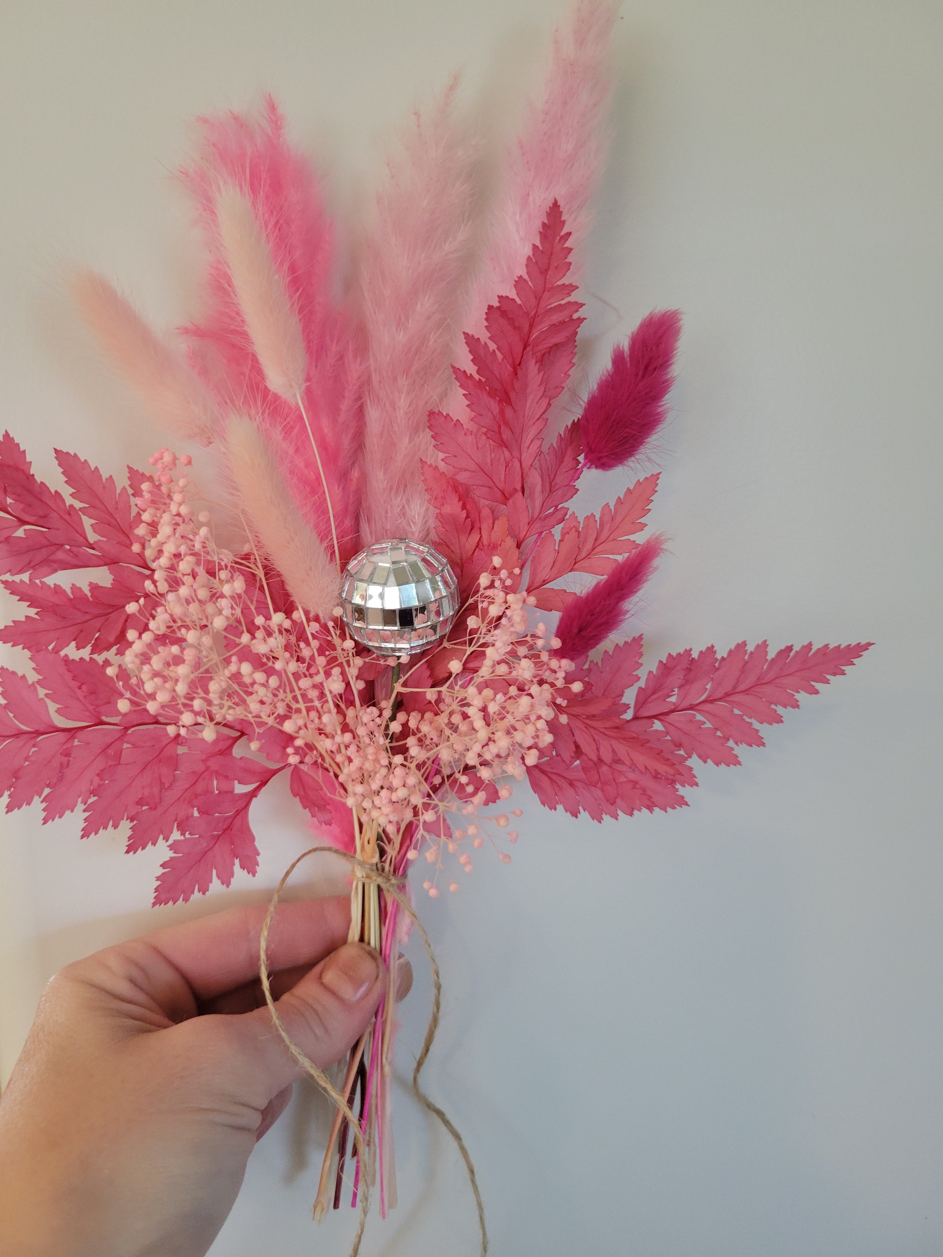 Pink Cowgirl Mini Bouquet-Pampas B