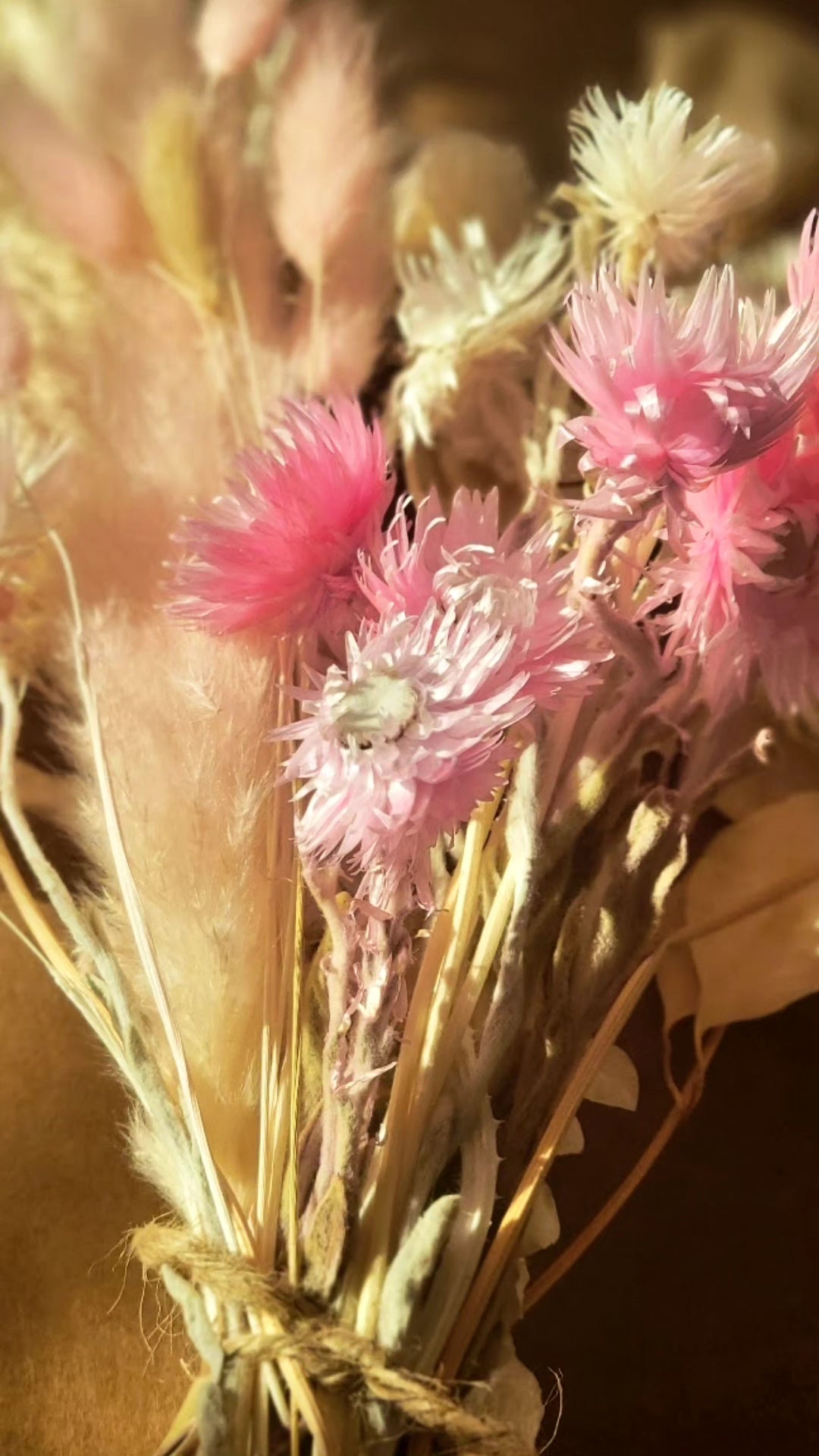 Pink wildflower bouquet-Pampas B