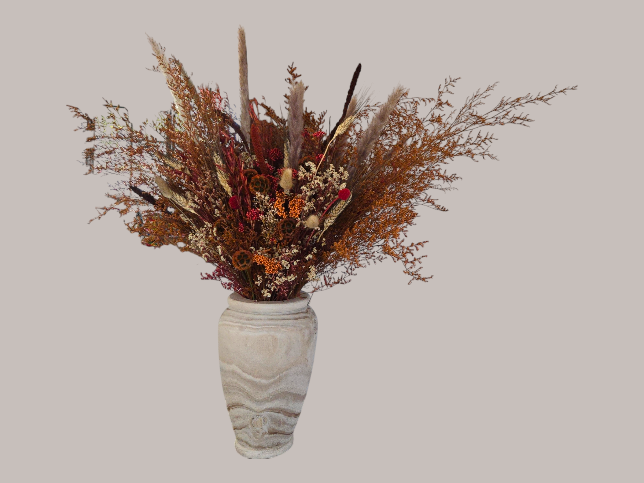 Spicy rust fall bouquet-Arrangement-Pampas B