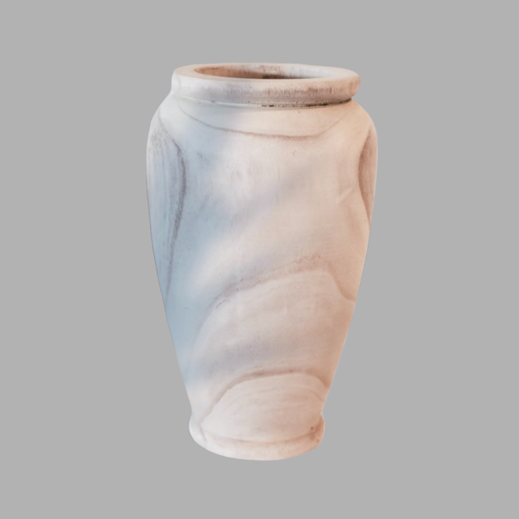 Glam Wood Vase by Pampas B-Vases-Pampas B